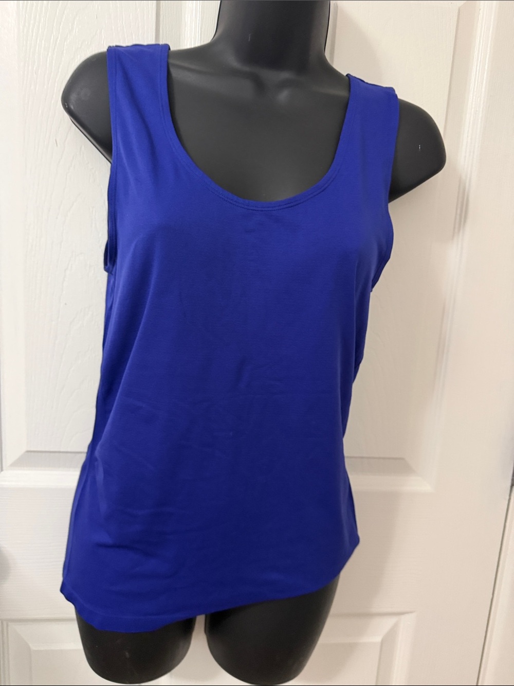 Worthington Scoop Neck Tank Top - Royal Blue